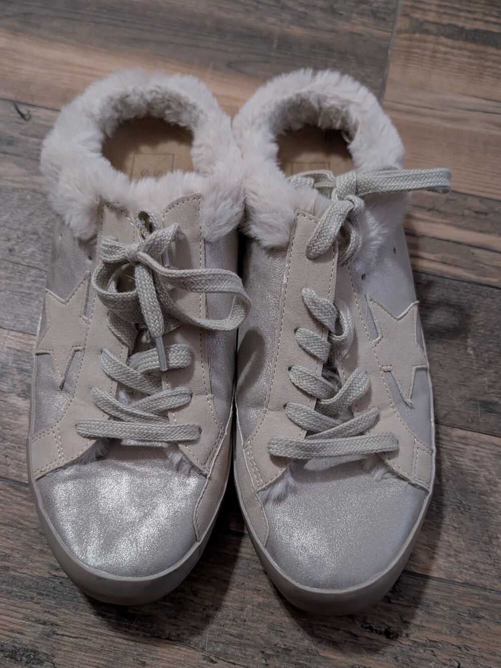 ShuShop Paula Mini Faux Fur Sneaker Size 9